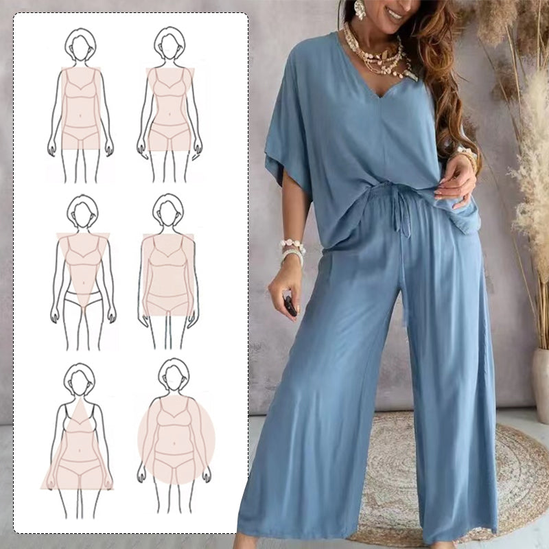 Women's Casual Loose Solid Color Suit