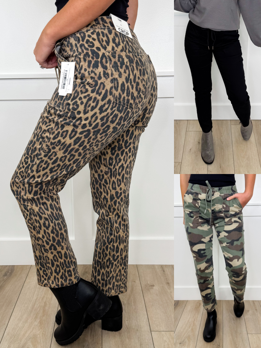 Liv High Rise Cropped Slim Fit Pull-On Jeans