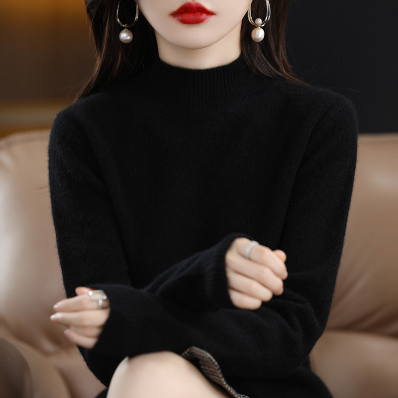 Amira Half Turtleneck Knitted Sweater