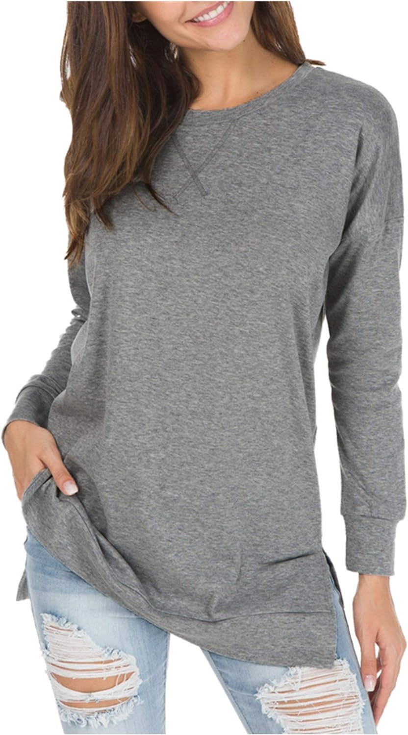 Isolde Side Slit Long Sleeve Top