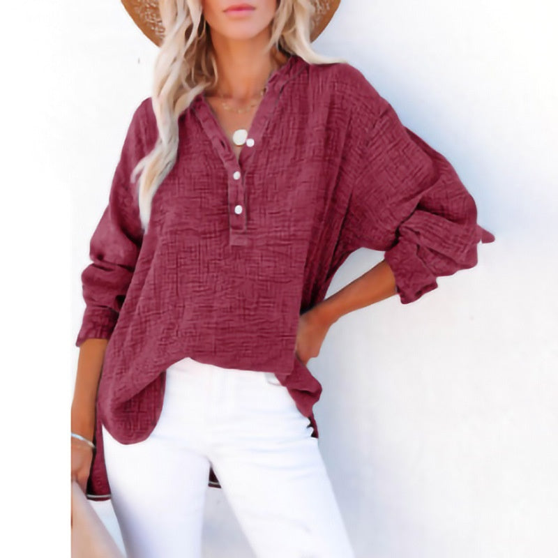 Eloiza Button-Down Cotton Shirt