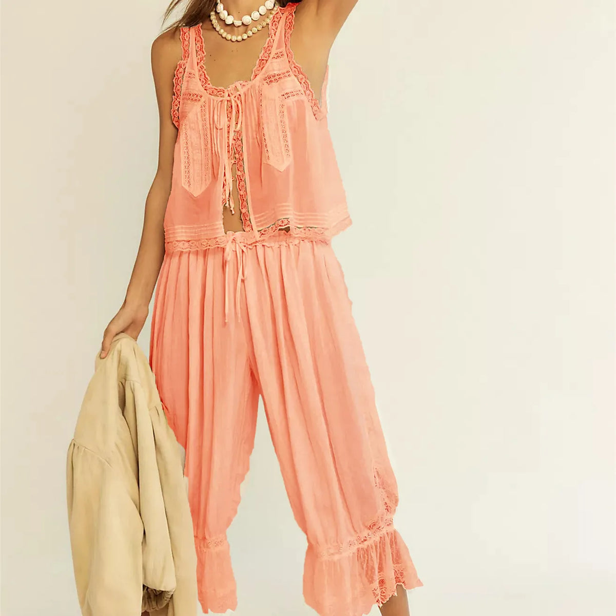 Alouette Lace Two-Piece Set