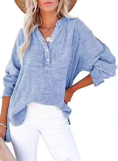 Eloiza Button-Down Cotton Shirt