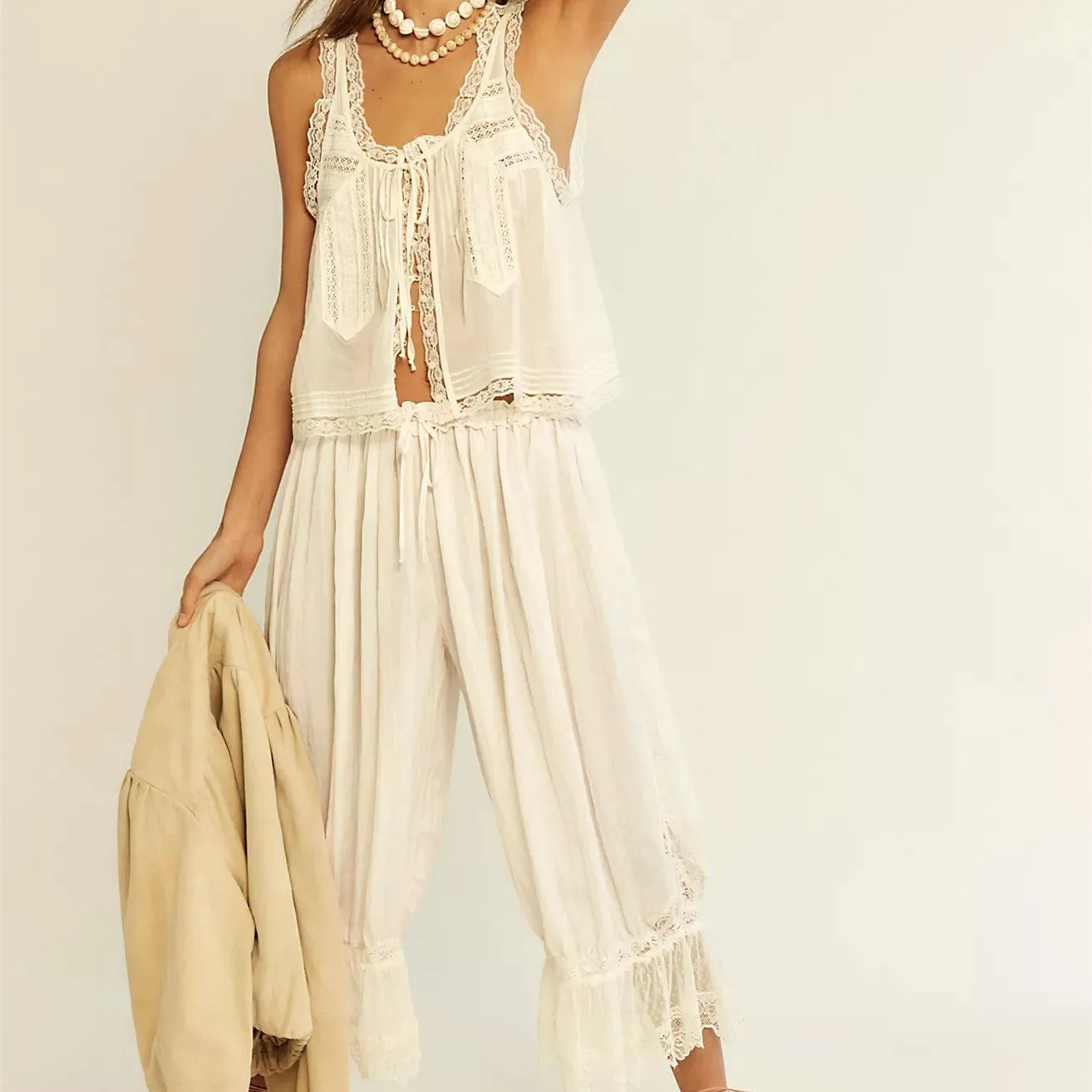 Alouette Lace Two-Piece Set