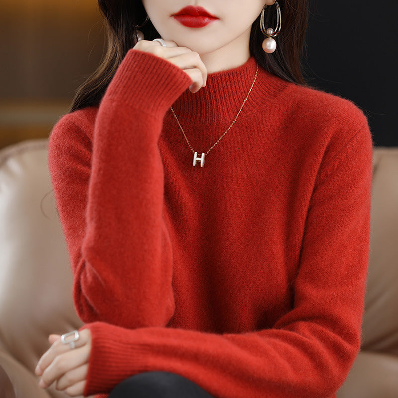 Amira Half Turtleneck Knitted Sweater