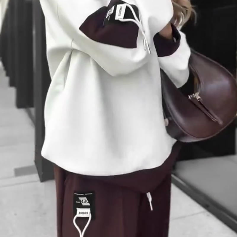 Block Pullover Hoodie & Jogger Pants Set