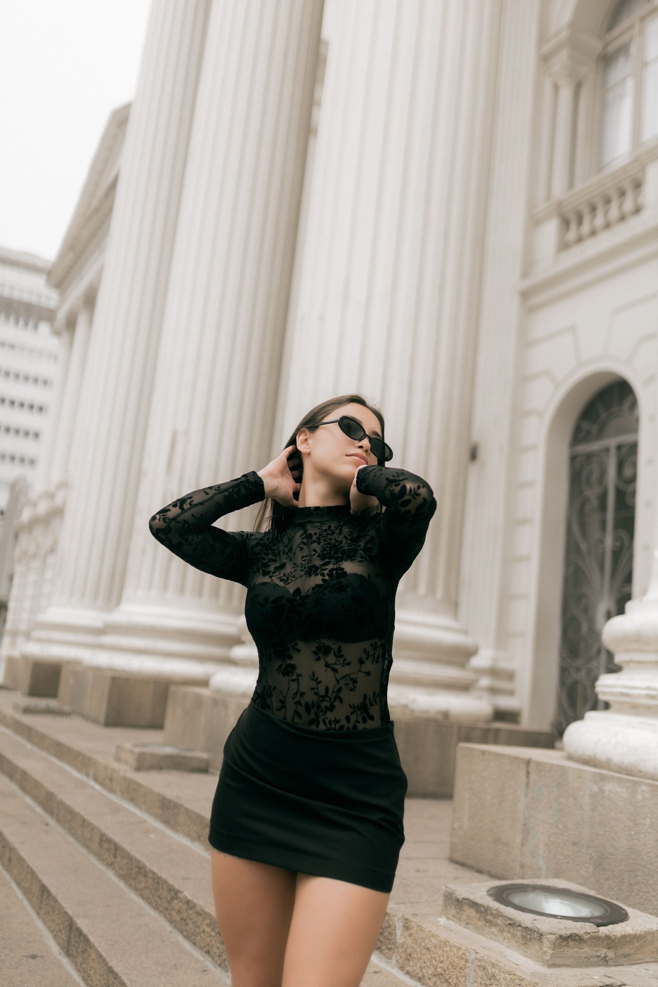 Seraphina Maison tailored black look